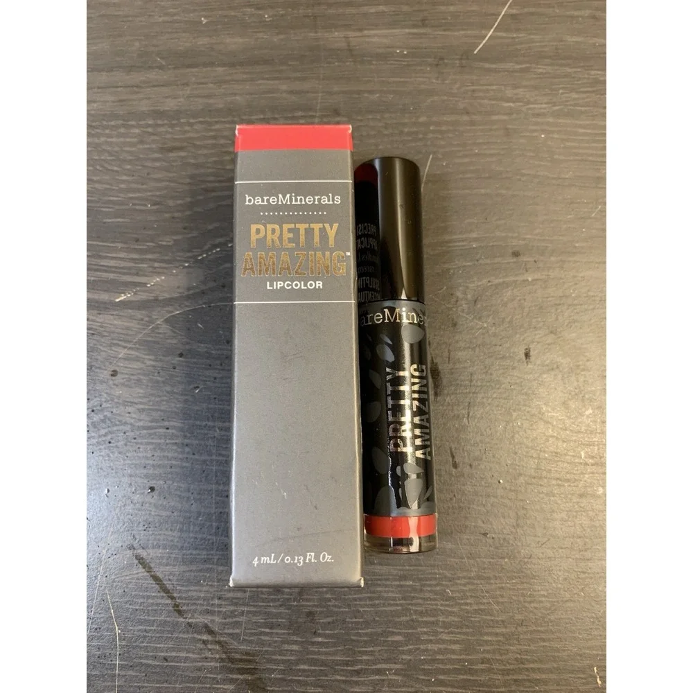 BareMinerals Pretty Amazing Lip Color Strength  4 ml / 0.13 oz Brand New In‎ Box